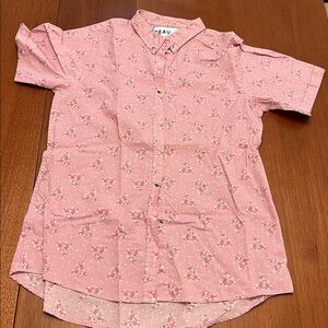 Peau De Loup Pink Floral Shirt